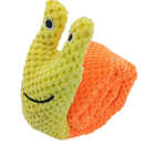Dog Puzzle Feeder Interactive Toy Indestructible Plush Sound Squeak Puppy Toys For Resistant Foldable Snail Dogs Pet