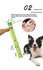 Dog Puzzle Feeder Interactive Toy Indestructible Plush Sound Squeak Puppy Toys For Resistant Foldable Snail Dogs Pet