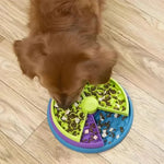 Dog Puzzle Slow Feeder Interactive Enrichment Dog Toys Layers Detachable Slow Eating Dog Bowl Anti-anxiety Dog Feeder