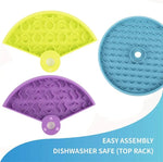 Dog Puzzle Slow Feeder Interactive Enrichment Dog Toys Layers Detachable Slow Eating Dog Bowl Anti-anxiety Dog Feeder