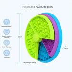 Dog Puzzle Slow Feeder Interactive Enrichment Dog Toys Layers Detachable Slow Eating Dog Bowl Anti-anxiety Dog Feeder