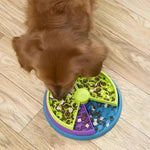 Dog Puzzle Slow Feeder Interactive Enrichment Dog Toys Layers Detachable Slow Eating Dog Bowl Anti-anxiety Dog Feeder