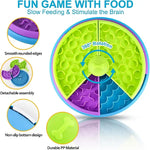 Dog Puzzle Slow Feeder Interactive Enrichment Dog Toys Layers Detachable Slow Eating Dog Bowl Anti-anxiety Dog Feeder