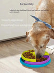 Dog Puzzle Slow Feeder Interactive Enrichment Dog Toys Layers Detachable Slow Eating Dog Bowl Anti-anxiety Dog Feeder