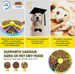 Dog Puzzle Slow Feeder Interactive Enrichment Dog Toys Layers Detachable Slow Eating Dog Bowl Anti-anxiety Dog Feeder