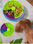 Dog Puzzle Slow Feeder Interactive Enrichment Dog Toys Layers Detachable Slow Eating Dog Bowl Anti-anxiety Dog Feeder