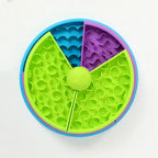 Dog Puzzle Slow Feeder Interactive Dog Puzzle Game 3 Layers Detachable Slow Eating Dog Bowl Anti-anxiety Dog Feeder