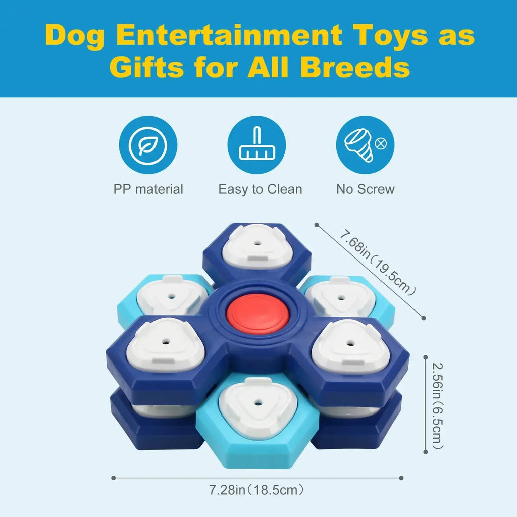Dog Puzzle Toys Interactive Slow Feeding Toys For Boredom Relief Training Food Dispenser Pet Feeding Supplies