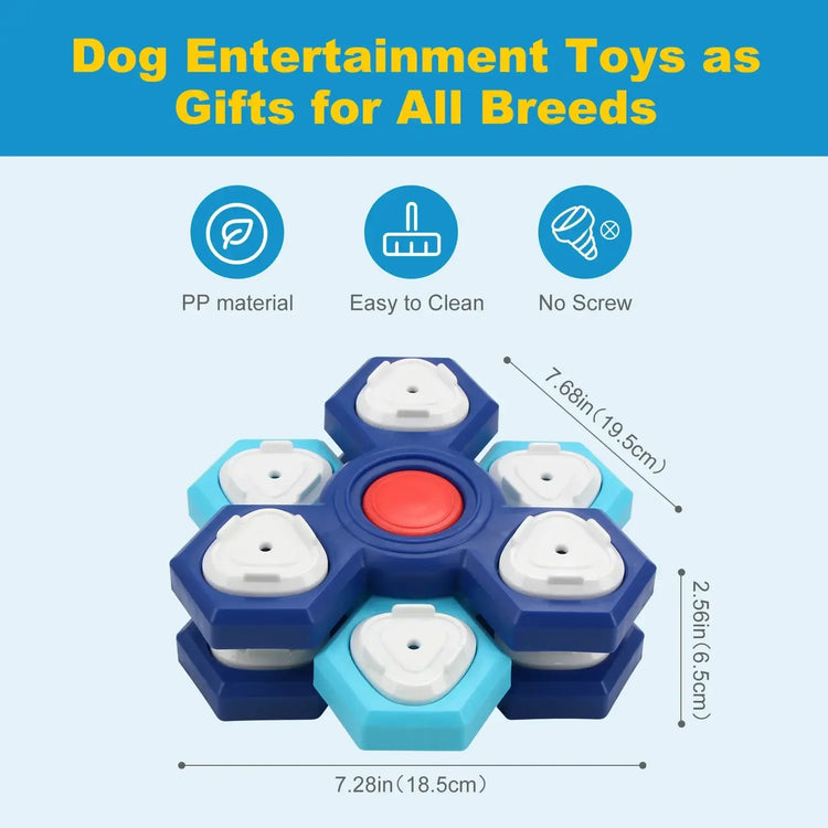 Dog Puzzle Toys Interactive Slow Feeding Toys For Boredom Relief Training Food Dispenser Pet Feeding Supplies