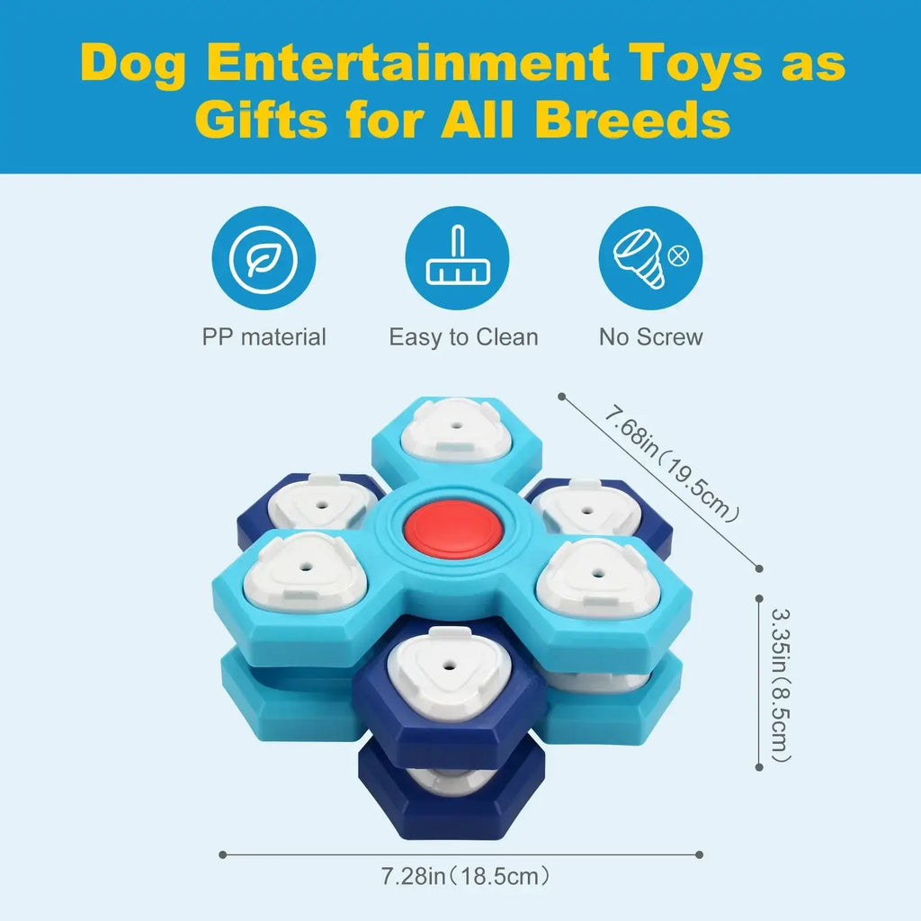 Dog Puzzle Toys Interactive Slow Feeding Toys For Boredom Relief Training Food Dispenser Pet Feeding Supplies