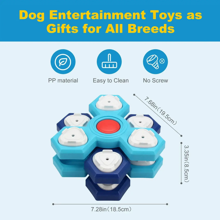 Dog Puzzle Toys Interactive Slow Feeding Toys For Boredom Relief Training Food Dispenser Pet Feeding Supplies