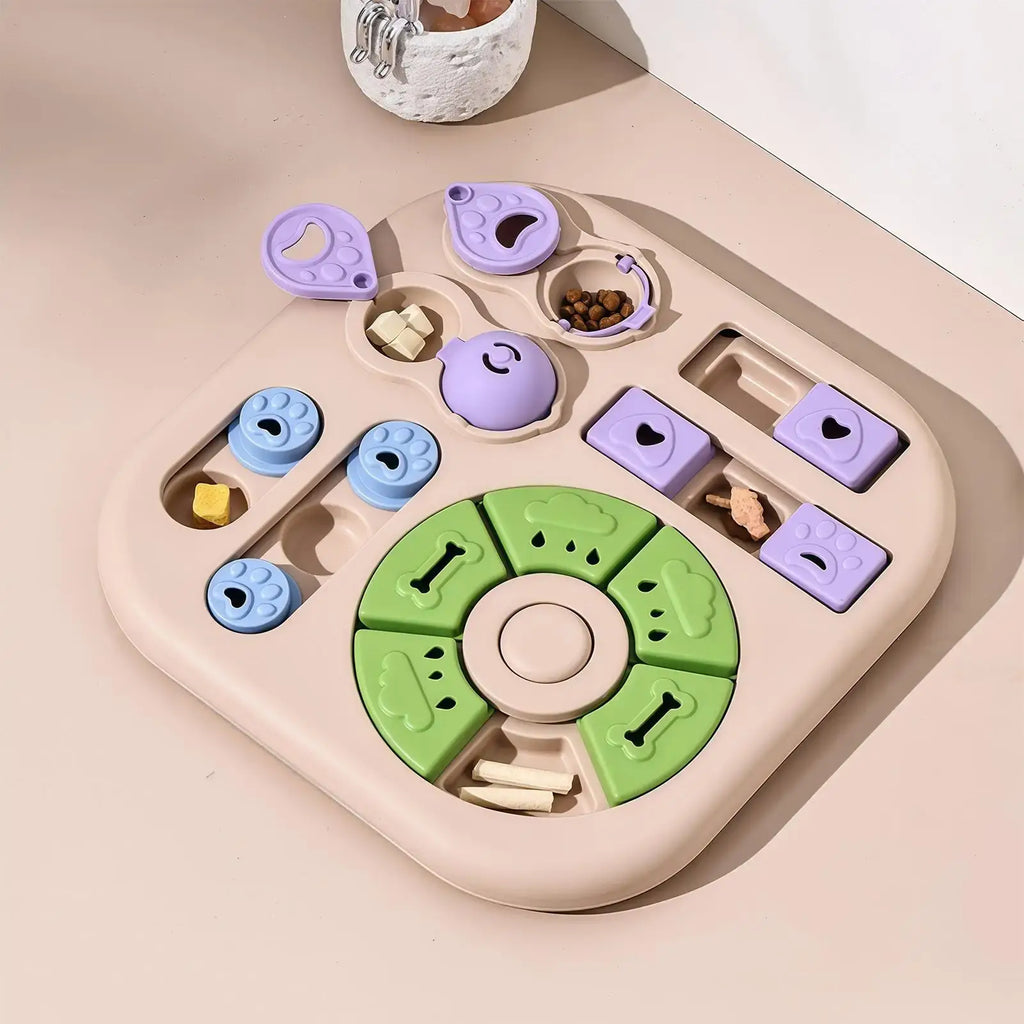 Dog Puzzle Toys Slow Feeder Interactive Increase Puppy Food Dispenser Slowly Eating NonSlip Bowl Pet Cat Dogs Training