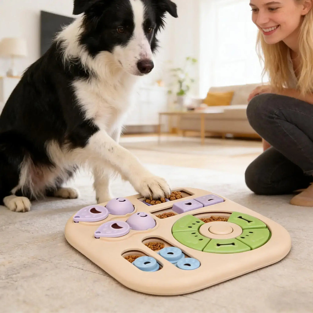 Dog Puzzle Toys Slow Feeder Interactive Increase Puppy Food Dispenser Slowly Eating NonSlip Bowl Pet Cat Dogs Training