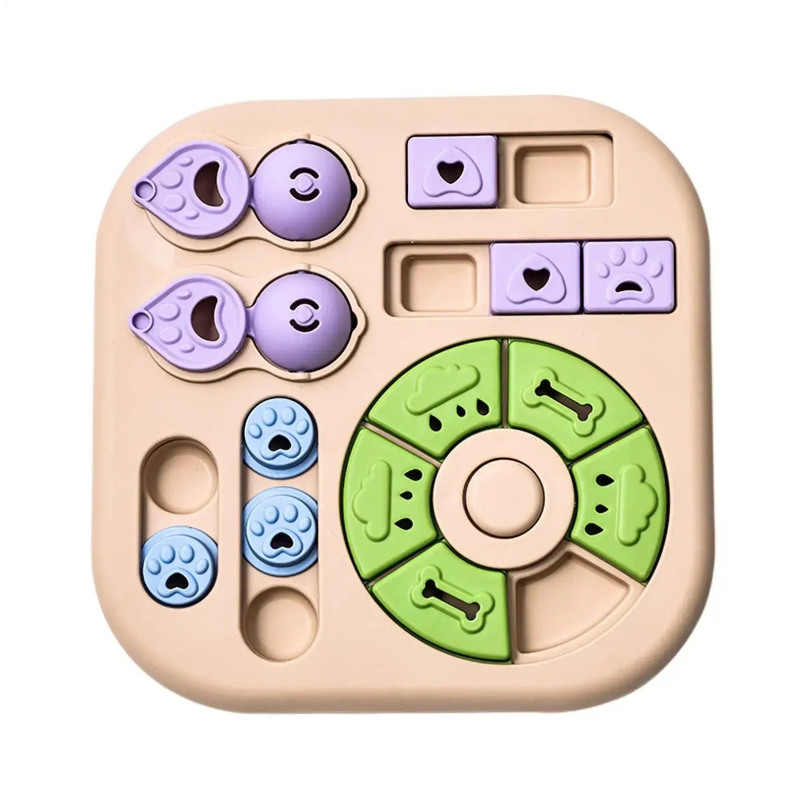 Dog Puzzle Toys Slow Feeder Interactive Increase Puppy Food Dispenser Slowly Eating NonSlip Bowl Pet Cat Dogs Training