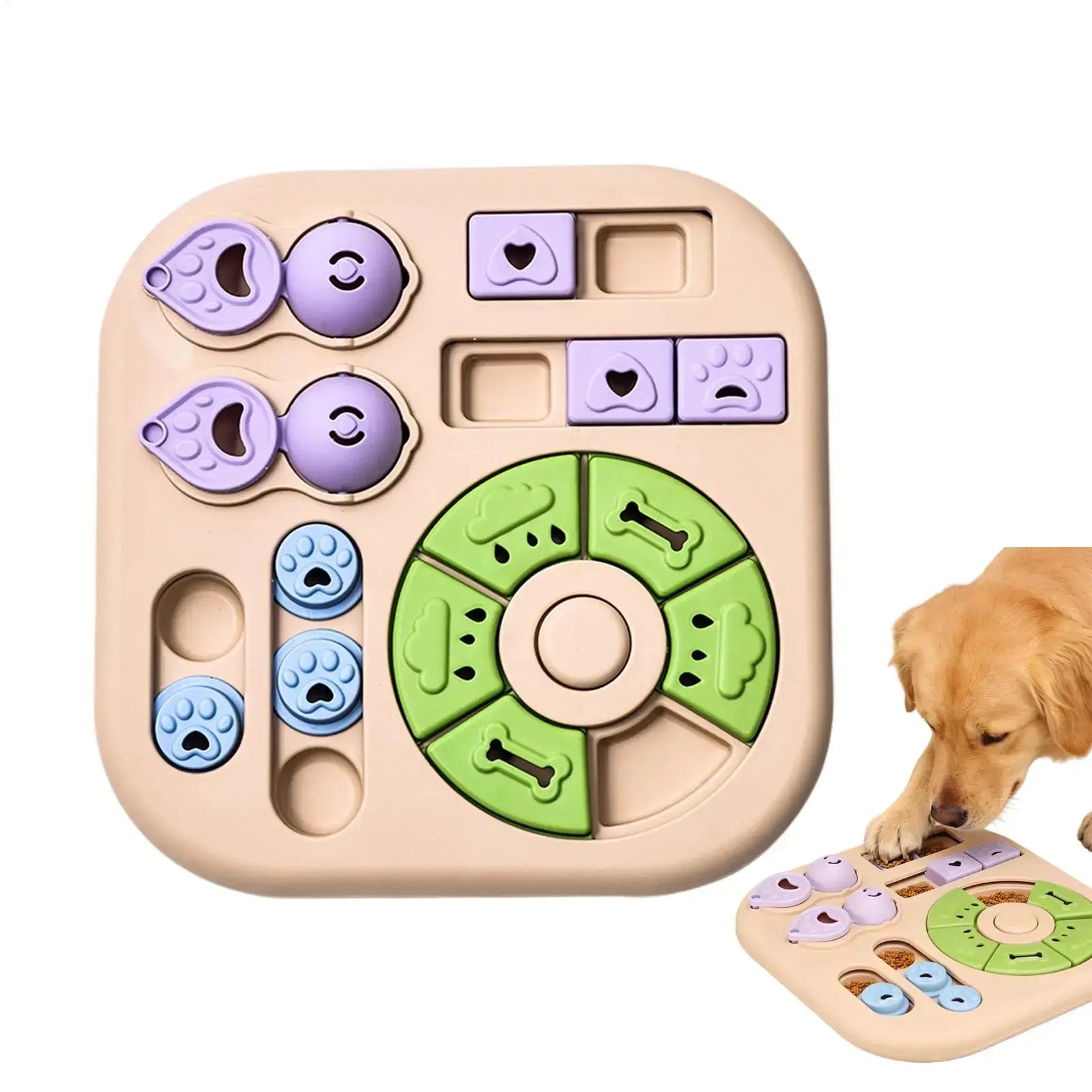 Dog Puzzle Toys Slow Feeder Interactive Increase Puppy Food Dispenser Slowly Eating NonSlip Bowl Pet Cat Dogs Training