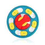Dog Puzzle Toys Slow Feeder Interactive Increase Puppy IQ Food Dispenser Anti-Choking Tableware Dog Licking Plate Pet