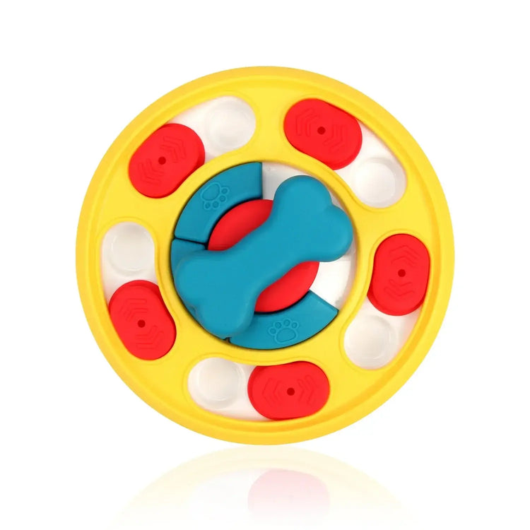 Dog Puzzle Toys Slow Feeder Interactive Increase Puppy IQ Food Dispenser Anti-Choking Tableware Dog Licking Plate Pet