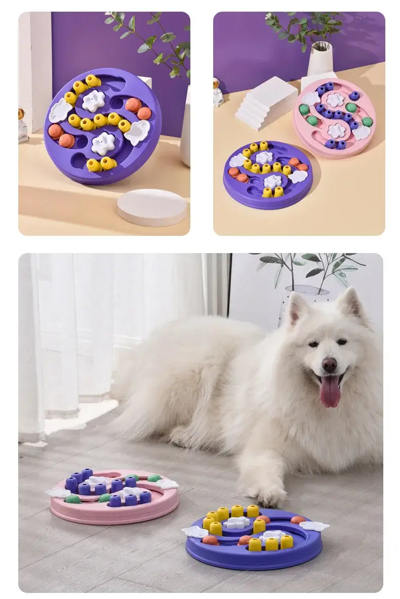 Dog Puzzle Toys Slow Feeder Interactive Increase Puppy IQ Food Dispenser Slowly Eating NonSlip Bowl Pet Cat Dogs