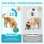 Dog Puzzle Toys Slow Feeder Interactive Increase Puppy IQ Food Dispenser Slowly Eating NonSlip Bowl Pet Cat Dogs