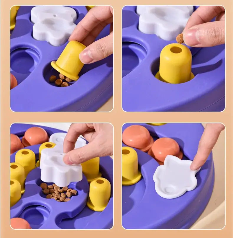 Dog Puzzle Toys Slow Feeder Interactive Increase Puppy IQ Food Dispenser Slowly Eating NonSlip Bowl Pet Cat Dogs