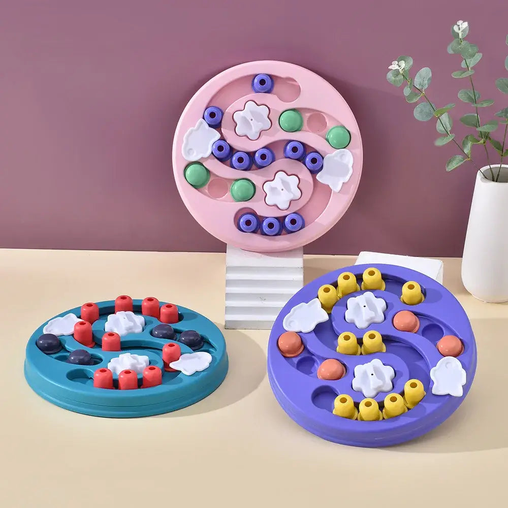 Dog Puzzle Toys Slow Feeder Interactive Increase Puppy IQ Food Dispenser Slowly Eating NonSlip Bowl Pet Cat Dogs