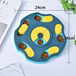 Dog Puzzle Toys Slow Feeder Interactive Increase Puppy IQ Food Dispenser Slowly Eating NonSlip Bowl Pet Cat Dogs
