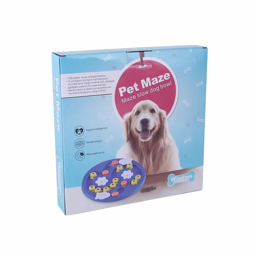 Dog Puzzle Toys Slow Feeder Interactive Increase Puppy IQ Food Dispenser Slowly Eating NonSlip Bowl Pet Cat Dogs