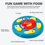 Dog Puzzle Toys Slow Feeder Interactive Increase Puppy IQ Food Dispenser Anti-Choking Tableware Dog Licking Plate Pet