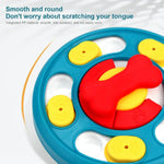 Dog Puzzle Toys Slow Feeder Interactive Increase Puppy IQ Food Dispenser Anti-Choking Tableware Dog Licking Plate Pet