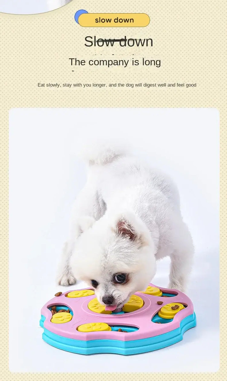 Dog Puzzle Toys Slow Feeder Interactive Increase Puppy IQ Food Dispenser Slowly Eating NonSlip Bowl Pet Cat Dogs