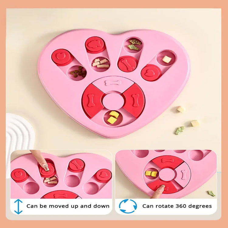 Dog Puzzle Toys Slow Feeder Interactive Iq Food Dispenser Nonslip Bowl Dog Interactive Toy Pet Puzzle Cat Dogs Training