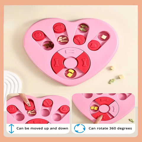 Dog Puzzle Toys Slow Feeder Interactive Iq Food Dispenser Nonslip Bowl Dog Interactive Toy Pet Puzzle Cat Dogs Training