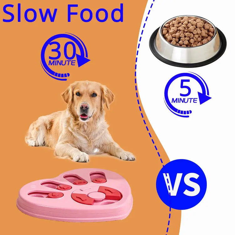 Dog Puzzle Toys Slow Feeder Interactive Iq Food Dispenser Nonslip Bowl Dog Interactive Toy Pet Puzzle Cat Dogs Training