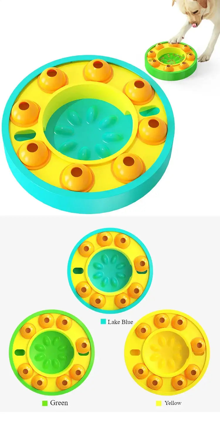 Dog Puzzle Toys Slow Feeder Interactive Dog Toys Treat Dispenser For IQ Training Treat Dispenser For Large Dogs Dog