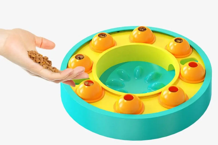 Dog Puzzle Toys Slow Feeder Interactive Dog Toys Treat Dispenser For IQ Training Treat Dispenser For Large Dogs Dog