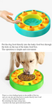 Dog Puzzle Toys Slow Feeder Interactive Dog Toys Treat Dispenser For IQ Training Treat Dispenser For Large Dogs Dog