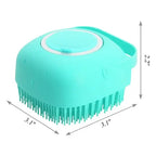 Dog Shampoo Brush Soft Silicone Pet Bath Massage Gloves Brush for Dog Cat Bathing Hair Pet Accessories