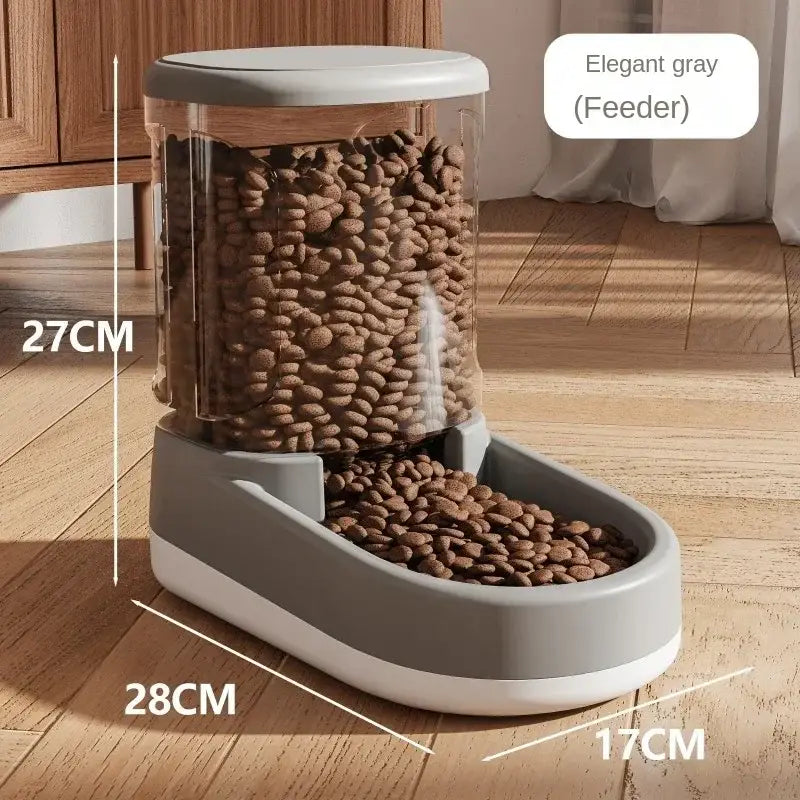 Dog Water Dispenser Cat Automatic Pet Feeder Feeding Cat Drinking Flowing without Inserting Electric - D / S