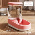 Dog Water Dispenser Cat Automatic Pet Feeder Feeding Cat Drinking Flowing without Inserting Electric - C / S