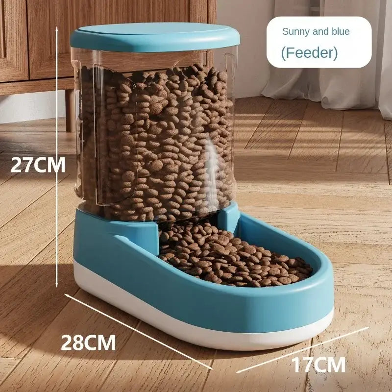 Dog Water Dispenser Cat Automatic Pet Feeder Feeding Cat Drinking Flowing without Inserting Electric - E / S