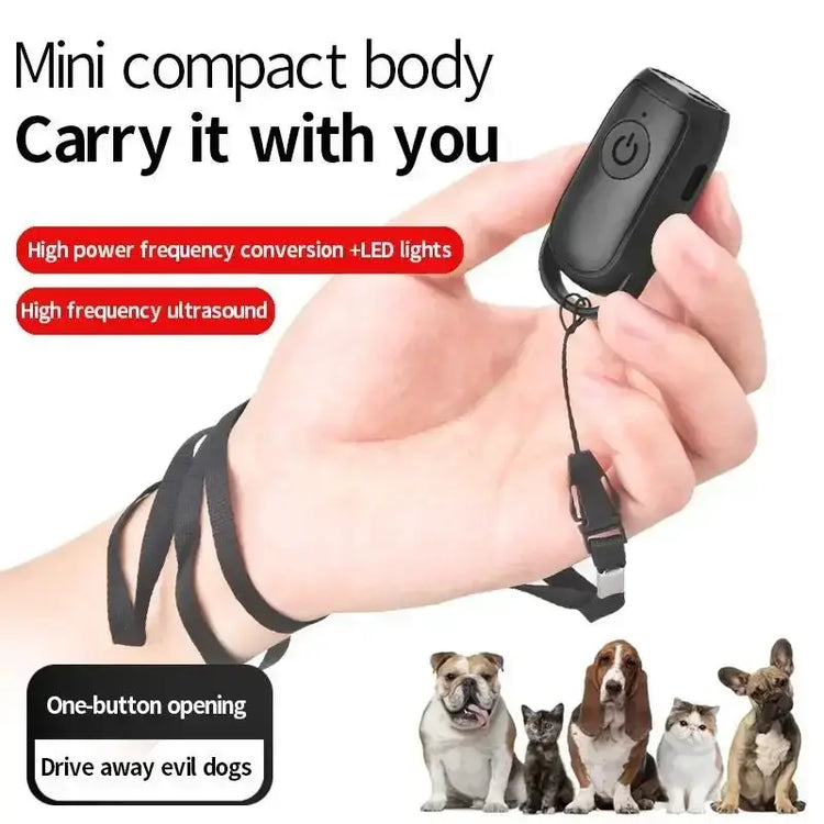 Dresseur portable de contrôle des aboiements de chien - Black