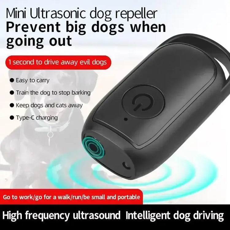 Dresseur portable de contrôle des aboiements de chien - Black