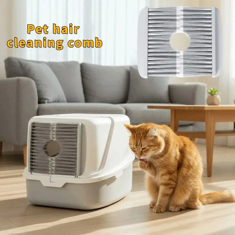 Effective Cat Floating Hair Door Self-adhesive Multifunctional Pet Hair Removal Brush Professional Cat Grooming Brush