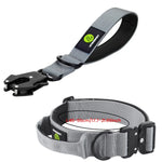 Ensemble collier et laisse tactiques pour chien - Grey Short -L