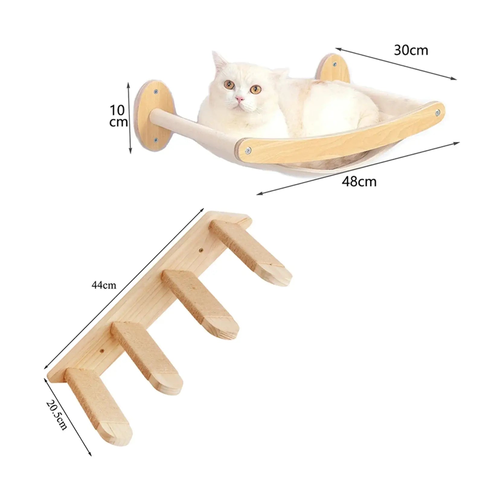 Ensemble d’escalade murale pour chat - set 1