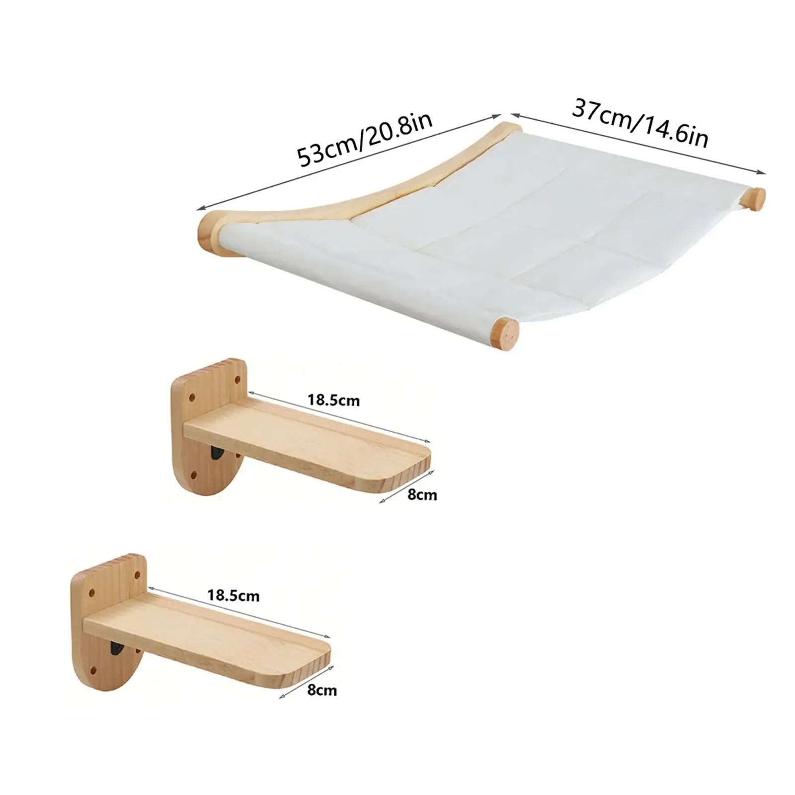 Ensemble d’escalade murale pour chat - set 2