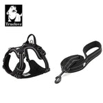 Ensemble harnais et laisse pour animaux de compagnie - Black / XL-LeashLength110CM / China Mainland