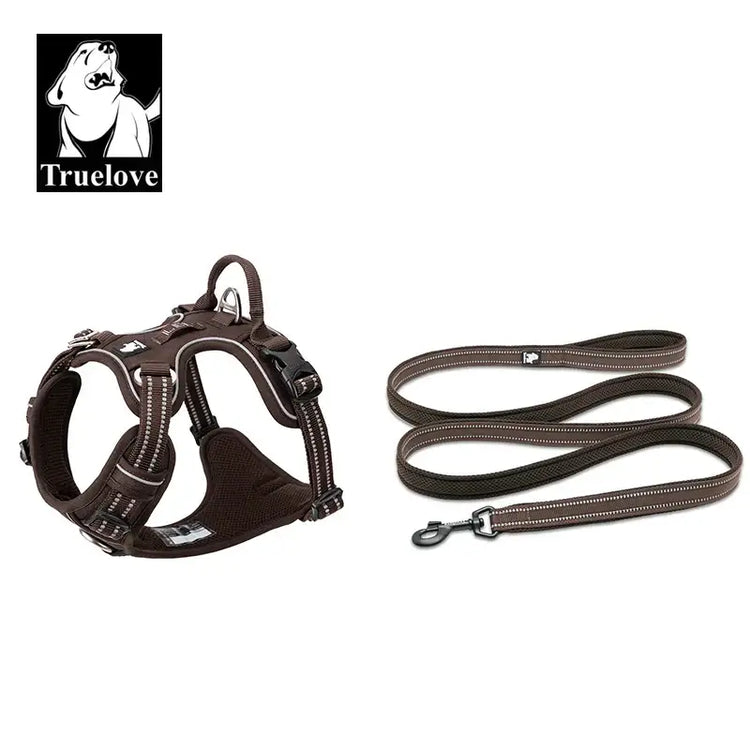 Ensemble harnais et laisse pour animaux de compagnie - Brown / XS-LeashLength110CM / China Mainland