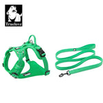 Ensemble harnais et laisse pour animaux de compagnie - Grass green / XL-LeashLength110CM / China Mainland