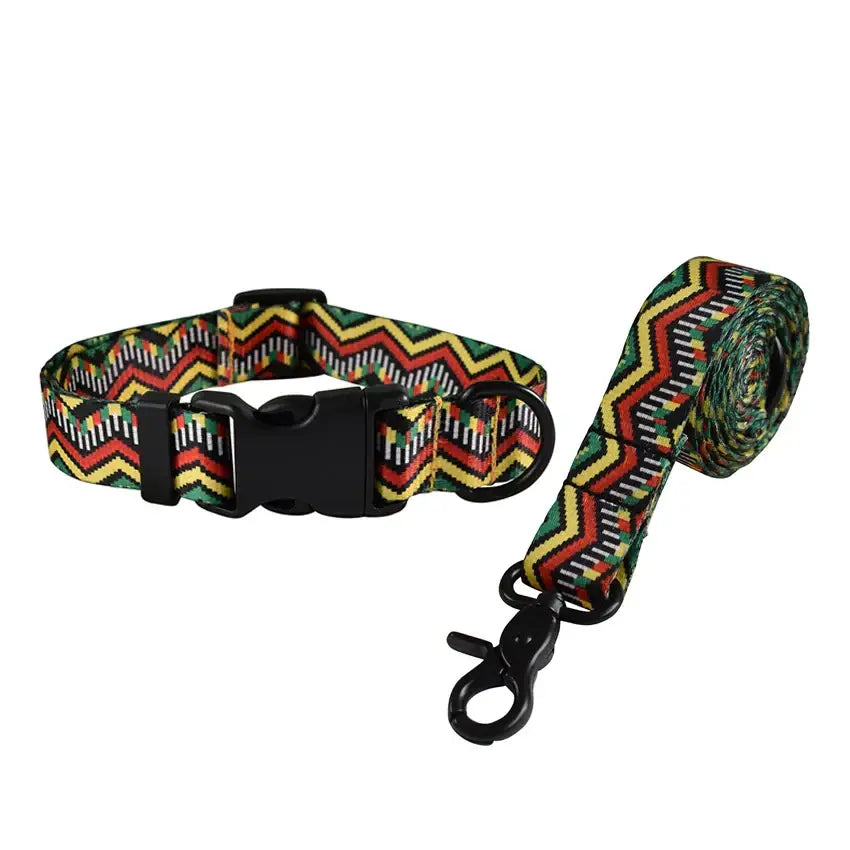 Ensemble laisse et collier pour chien - Dog Leash Collar Set 8 / S
